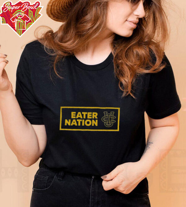 Princess Kalina wearing UCI Eater Nation shirt