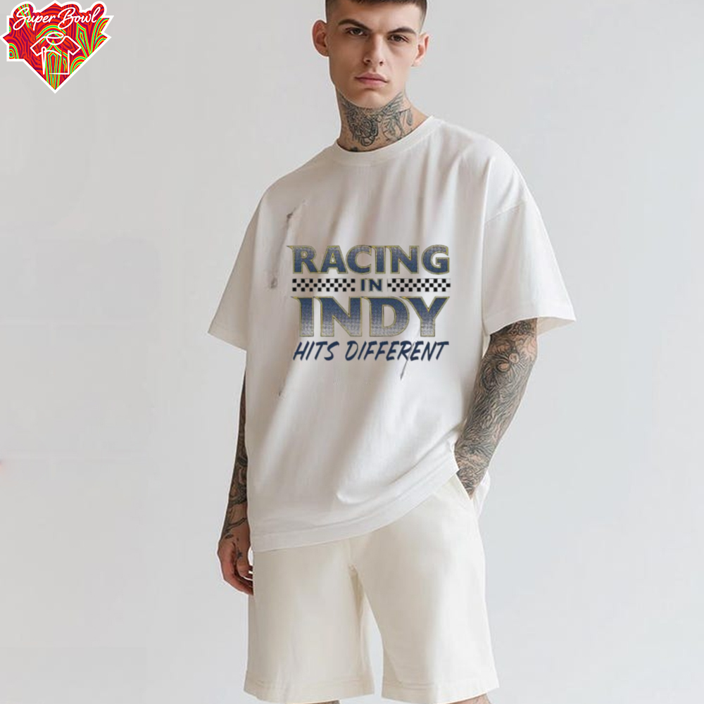 Racing in Indy hits different Indiana Pacers basketball shirt Racing in Indy hits different Indiana Pacers basketball shirt