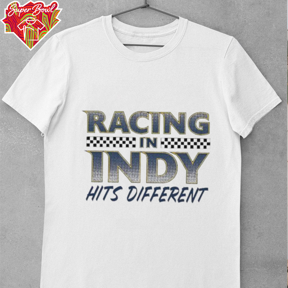 Racing in Indy hits different Indiana Pacers basketball shirt Racing in Indy hits different Indiana Pacers basketball shirt