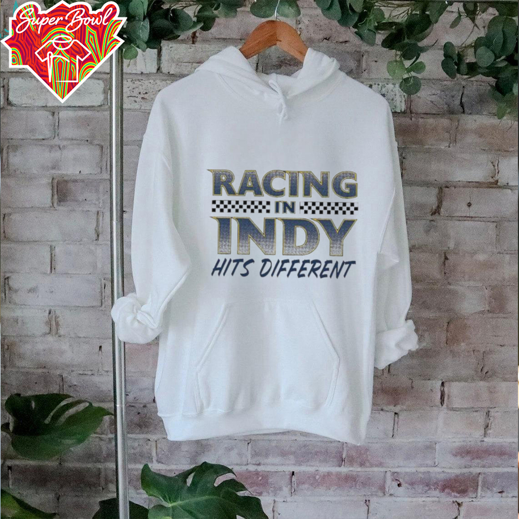 Racing in Indy hits different Indiana Pacers basketball shirt Racing in Indy hits different Indiana Pacers basketball shirt