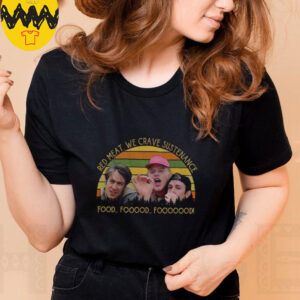 Red Meat We Crave Sustenance Food Fooood Fooooood Vintage shirt