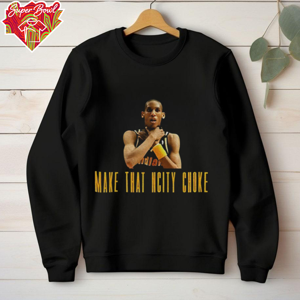 Reggie Miller Make That NYC choke Pacers vs Knicks 2025 Rivalry shirt Reggie Miller Make That NYC choke Pacers vs Knicks 2025 Rivalry shirt