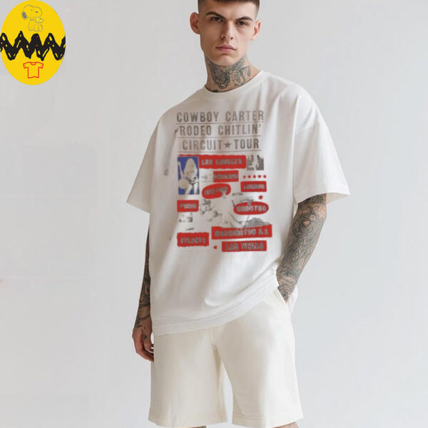 Rodeo Inspired Cowboy Carter Tour T Shirt
