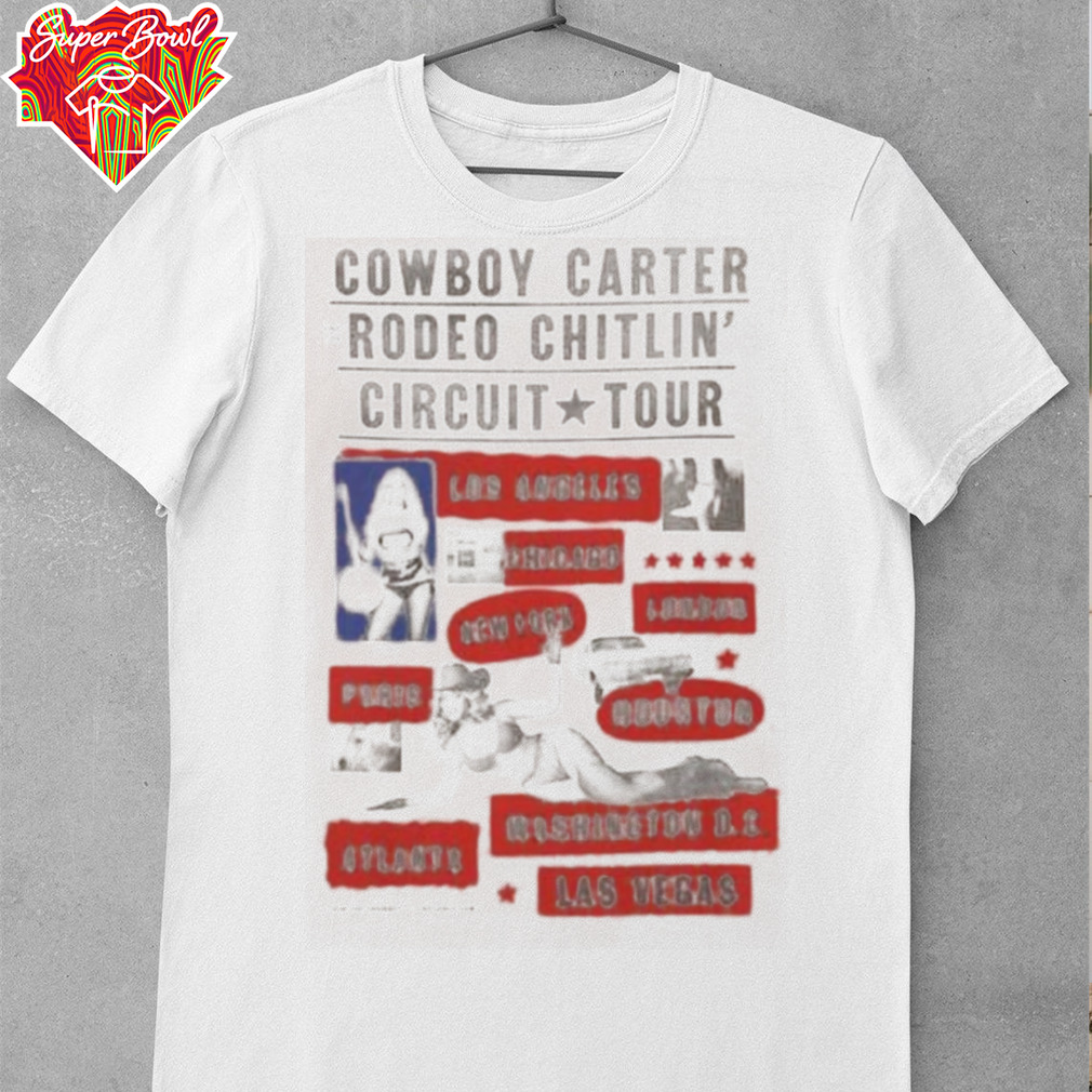 Rodeo Inspired Cowboy Carter Tour T Shirt Rodeo Inspired Cowboy Carter Tour T Shirt