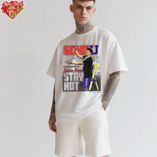 SLAM Cover Tee Walter Clayton Jr Gator Boys Stay hot shirt