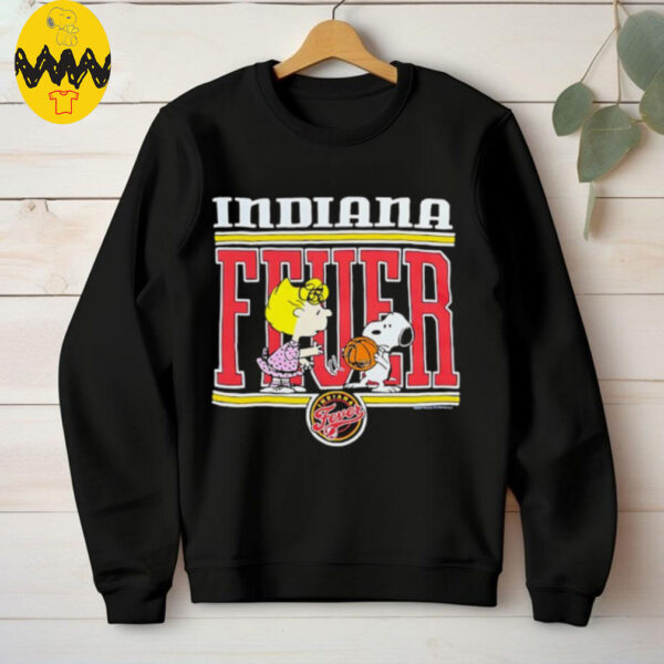 Sally Brown and Snoopy Indiana Fever basketball 2025 shirt