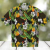 san diego padres button down brown hawaiian shirt floral polynesian design for baseball fans 0