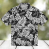 San Diego Padres Black Hawaiian Shirt with Monstera Leaf Pattern   Perfect for Summer Vacations