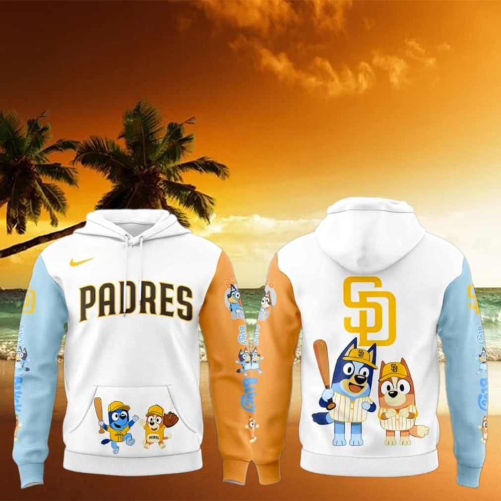 San Diego Padres Bluey and Bingo For Fans Beautiful Hoodie San Diego Padres Bluey and Bingo For Fans Beautiful Hoodie