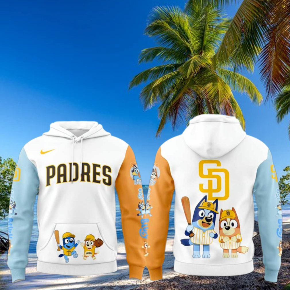 San Diego Padres Bluey and Bingo For Fans Beautiful Hoodie San Diego Padres Bluey and Bingo For Fans Beautiful Hoodie