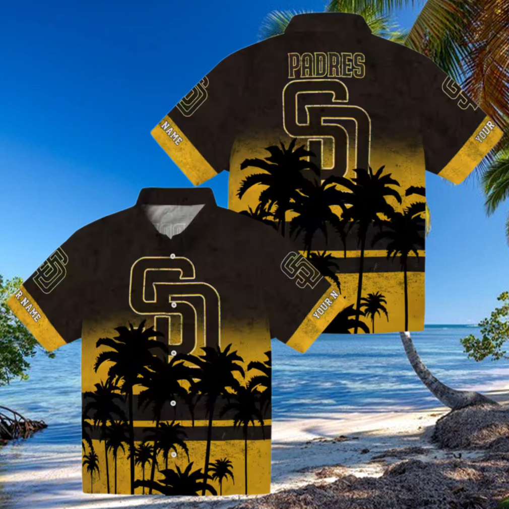 San Diego Padres Hawaiian Shirt for Men Sunset Theme Summer Gift San Diego Padres Hawaiian Shirt for Men Sunset Theme Summer Gift