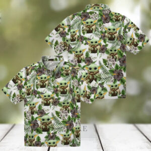 San Diego Padres Yoda Green Hawaiian Shirt   Tropical MLB Fan Gear for Beach & Summer Parties