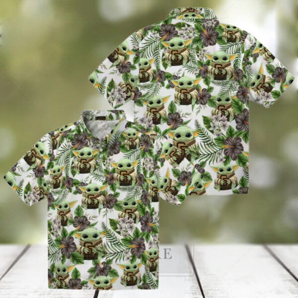 San Diego Padres Yoda Green Hawaiian Shirt   Tropical MLB Fan Gear for Beach & Summer Parties