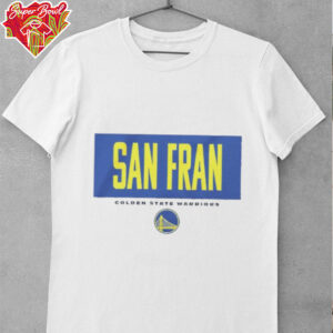 San Fran NBA basketball Golden State Warriors crossbar shirt