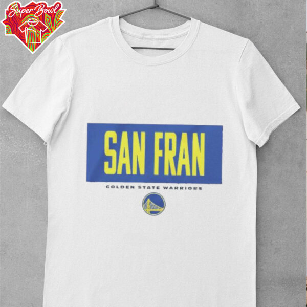 San Fran NBA basketball Golden State Warriors crossbar shirt