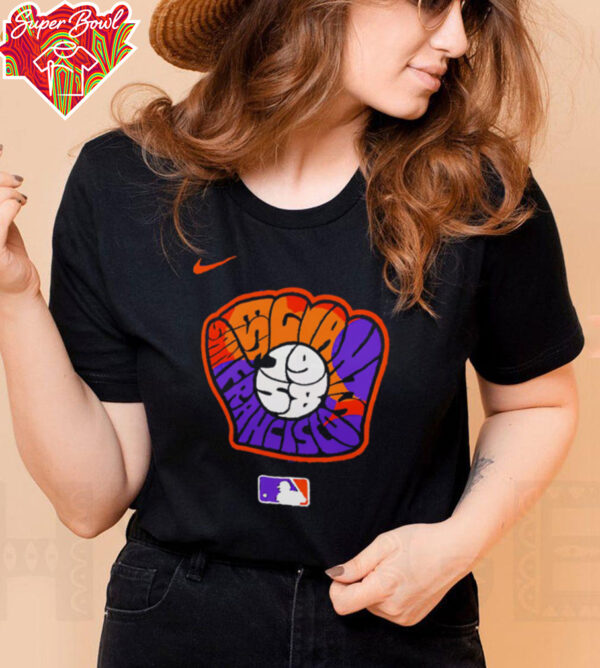 San Francisco Giants Nike Anthracite 2025 City Connect Special shirt