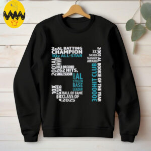 Seattle Mariners Ichiro Hall Of Fame 2X AL Batting Champion shirt