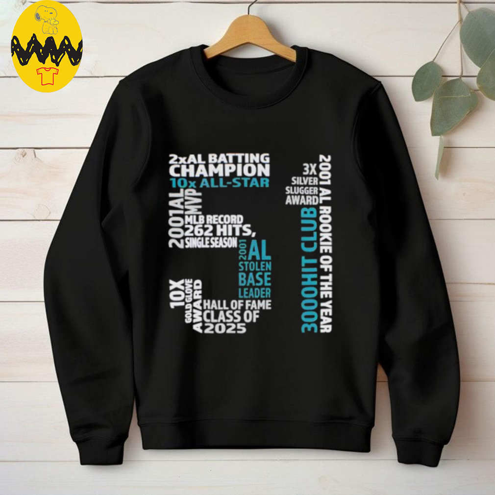 Seattle Mariners Ichiro Hall Of Fame 2X AL Batting Champion shirt Seattle Mariners Ichiro Hall Of Fame 2X AL Batting Champion shirt
