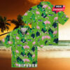 Seattle Seahawks Leafy Palms Hawaiian Shirt