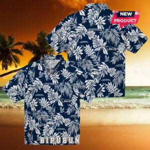 Seattle Seahawks Tropical Leaf Hawaiian Shirt