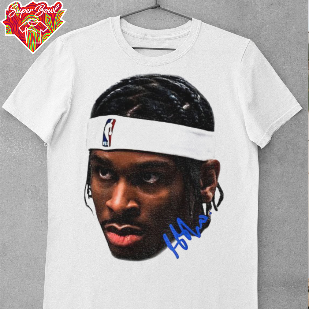 Shai Gilgeous Alexander MVP Oklahoma City Thunder NBA basketball big head signature shirt Shai Gilgeous Alexander MVP Oklahoma City Thunder NBA basketball big head signature shirt