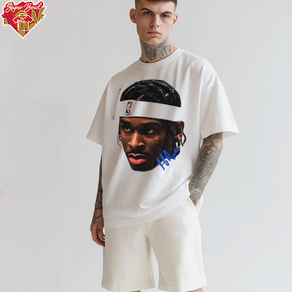 Shai Gilgeous Alexander MVP Oklahoma City Thunder NBA basketball big head signature shirt Shai Gilgeous Alexander MVP Oklahoma City Thunder NBA basketball big head signature shirt