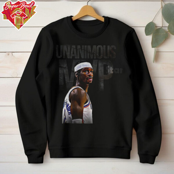 Shai Gilgeous Alexander MVP Unanimous Oklahoma City Thunder NBA shirt