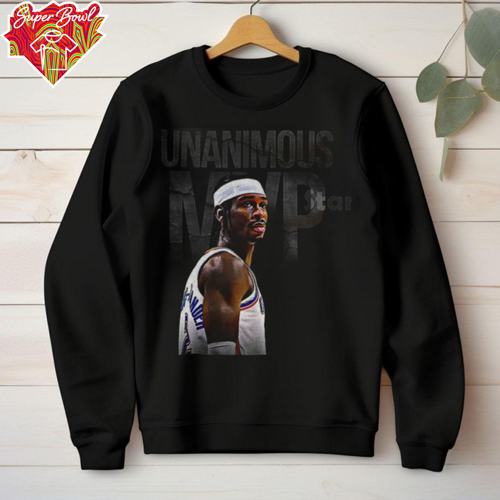 Shai Gilgeous Alexander MVP Unanimous Oklahoma City Thunder NBA shirt Shai Gilgeous Alexander MVP Unanimous Oklahoma City Thunder NBA shirt