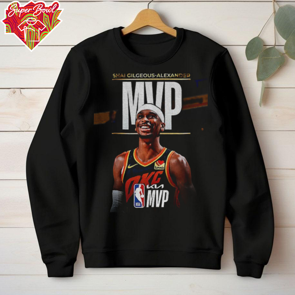 Shai Gilgeous Alexander Oklahoma City Thunder MVP 2025 NBA Basketball shirt Shai Gilgeous Alexander Oklahoma City Thunder MVP 2025 NBA Basketball shirt