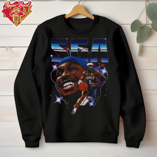 Shai Gilgeous Alexander Oklahoma City Thunder NBA basketball graphic shirt