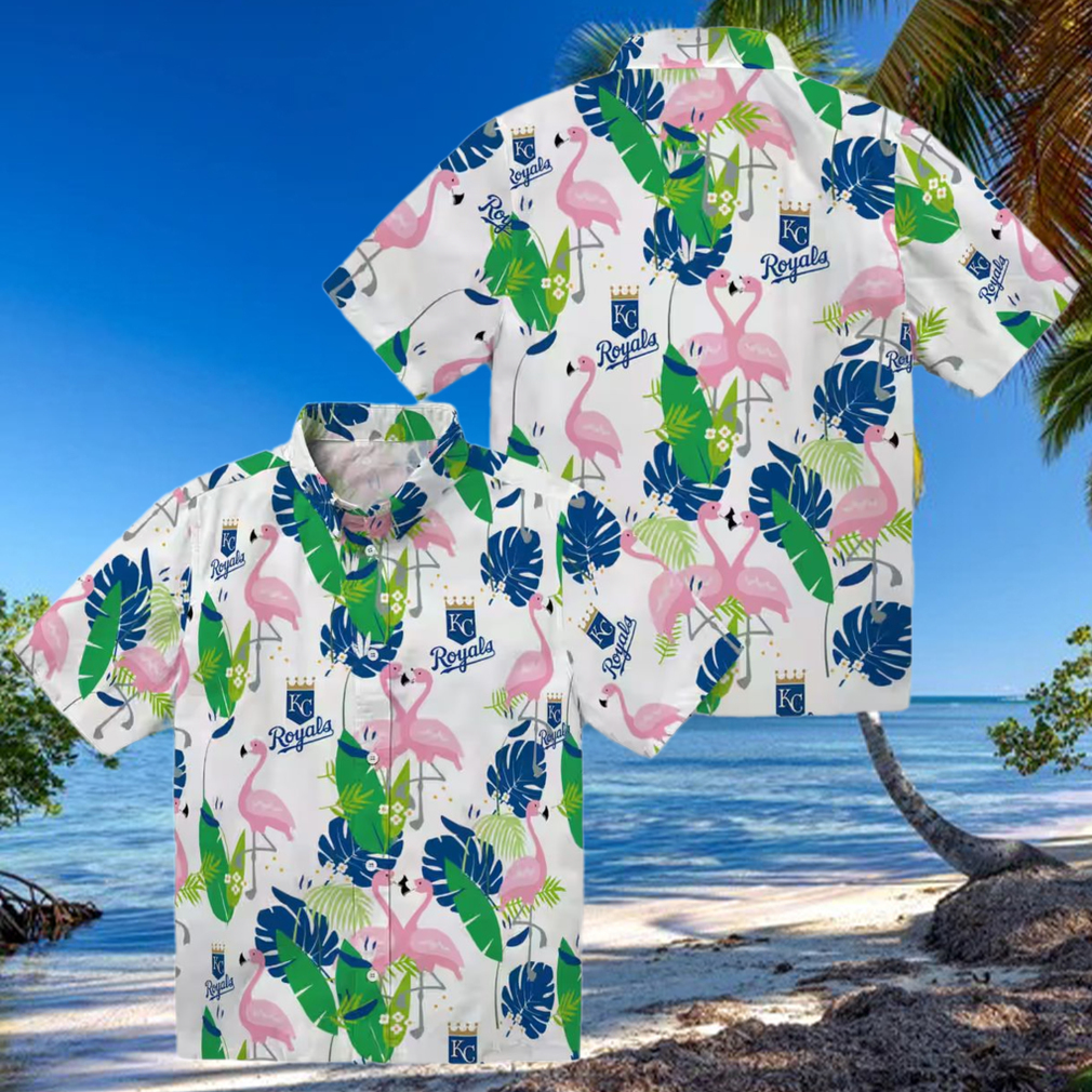 Shop Kansas City Royals Hawaiian Shirt Aloha Flamingo Tropical Palm Blue Green Shop Kansas City Royals Hawaiian Shirt Aloha Flamingo Tropical Palm Blue Green