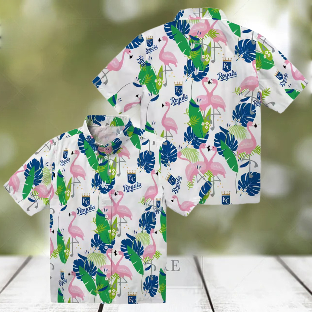 Shop Kansas City Royals Hawaiian Shirt Aloha Flamingo Tropical Palm Blue Green Shop Kansas City Royals Hawaiian Shirt Aloha Flamingo Tropical Palm Blue Green