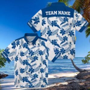 Shop Kansas City Royals Summer Aloha Hawaiian Shirt   MLB Fan Apparel with Botanical Print