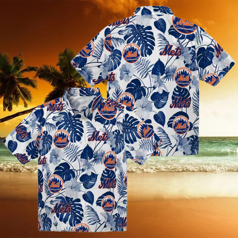 Shop New York Mets MLB Hawaiian Shirt Tropical Hibiscus Blue White Shirt for Men’s Summer Vacation Shop New York Mets MLB Hawaiian Shirt Tropical Hibiscus Blue White Shirt for Men’s Summer Vacation