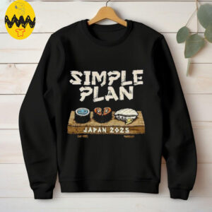 Simple Plan Japan Tour 2025 Schedule Two Sided Unisex T Shirt