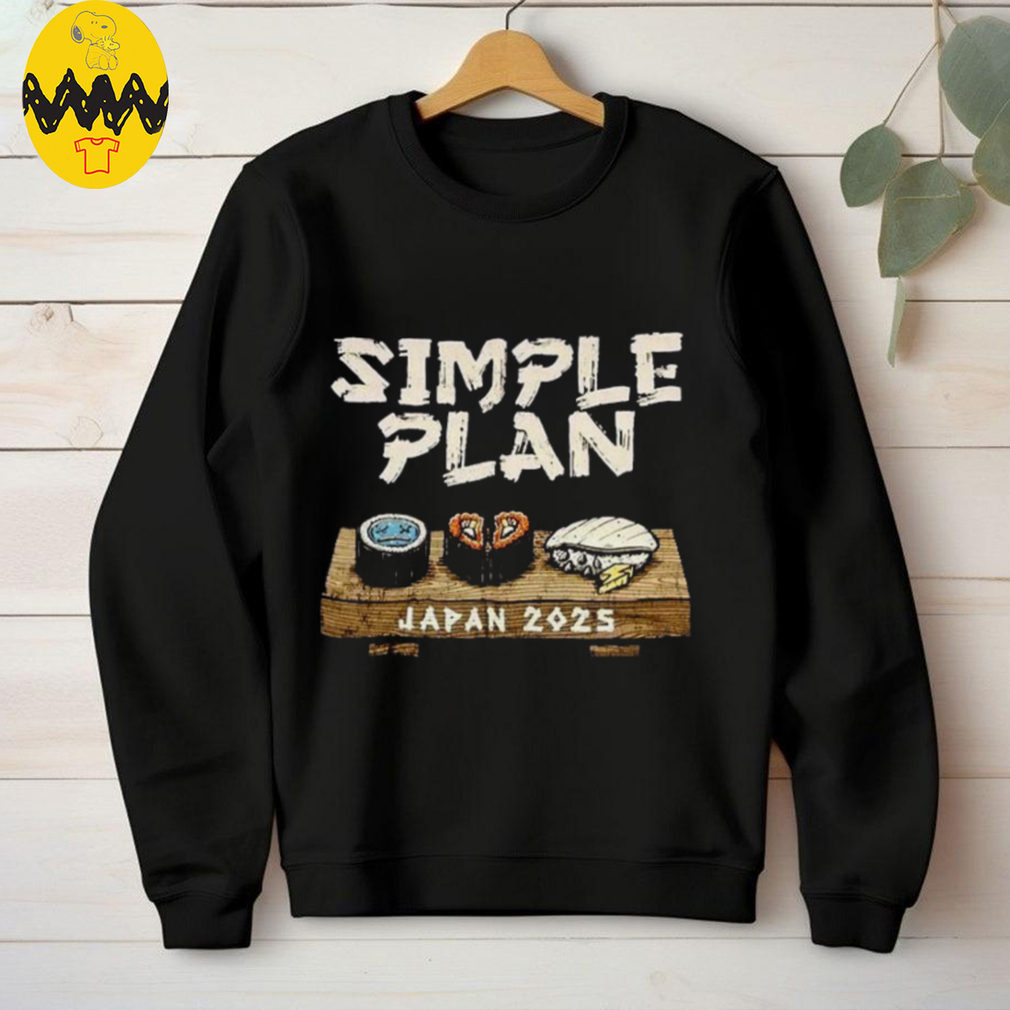 Simple Plan Japan Tour 2025 Schedule Two Sided Unisex T Shirt Simple Plan Japan Tour 2025 Schedule Two Sided Unisex T Shirt