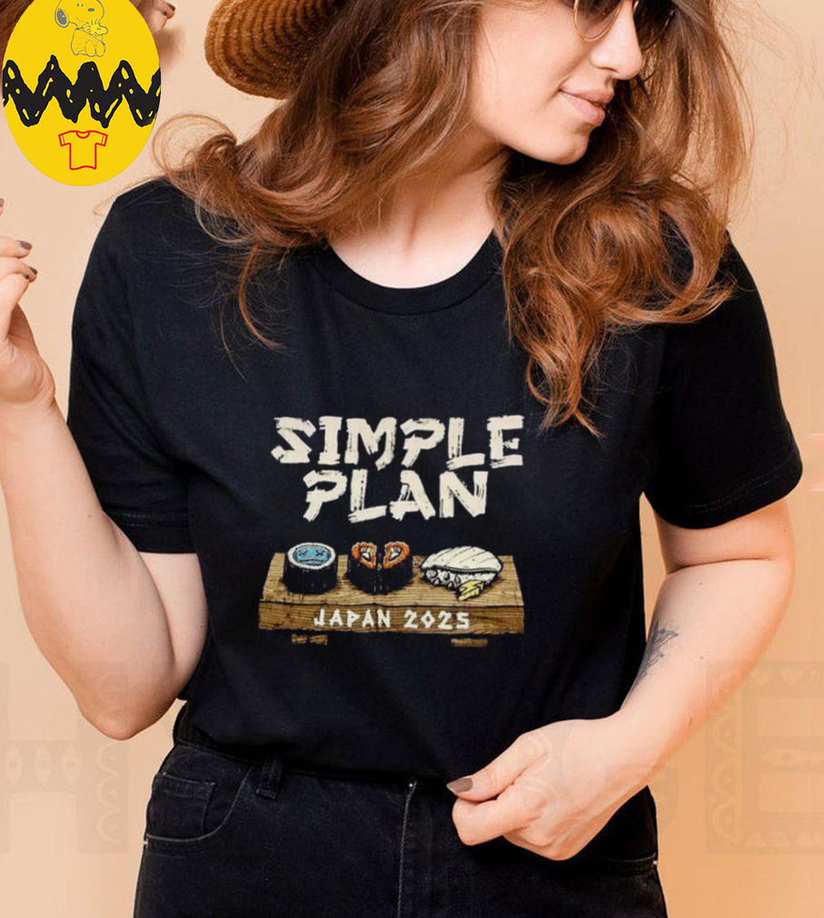 Simple Plan Japan Tour 2025 Schedule Two Sided Unisex T Shirt Simple Plan Japan Tour 2025 Schedule Two Sided Unisex T Shirt
