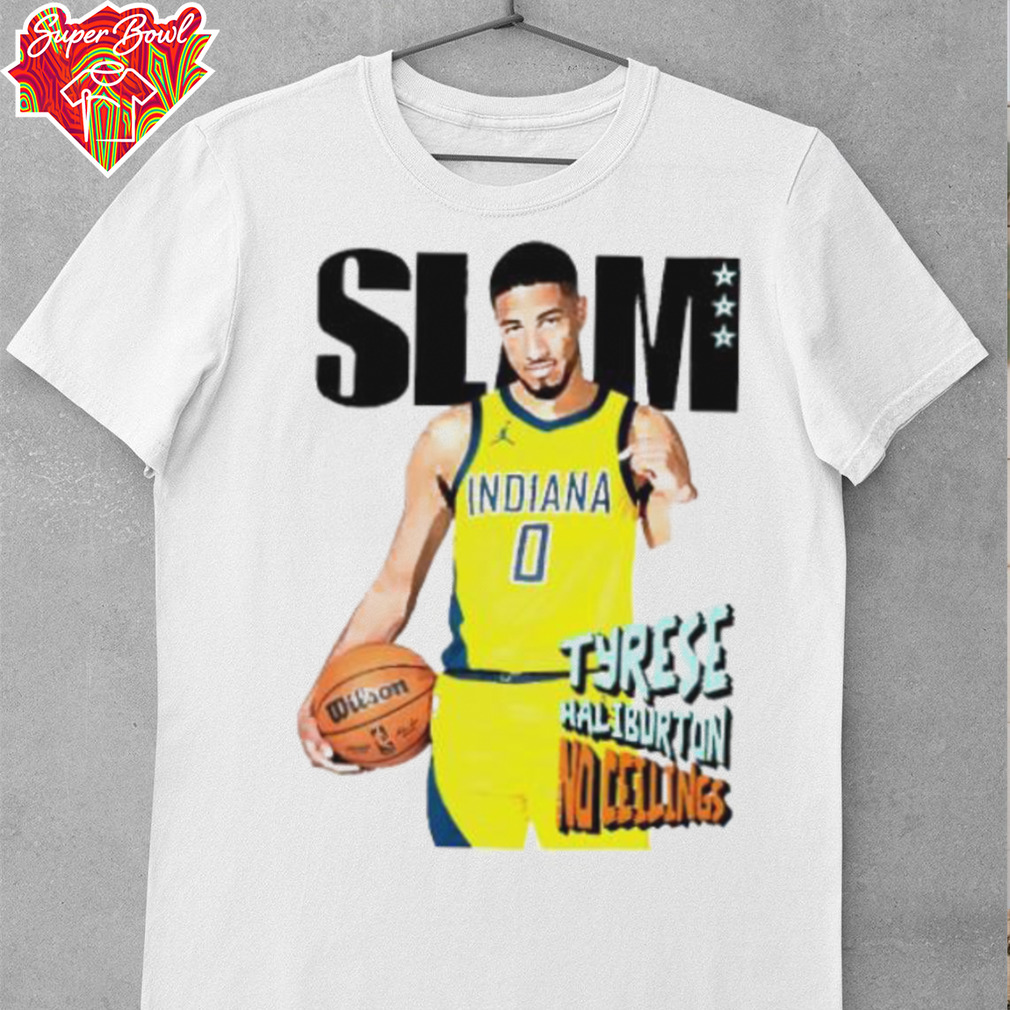 Slam Tyrese Haliburton no ceilings Indiana Pacers shirt Slam Tyrese Haliburton no ceilings Indiana Pacers shirt