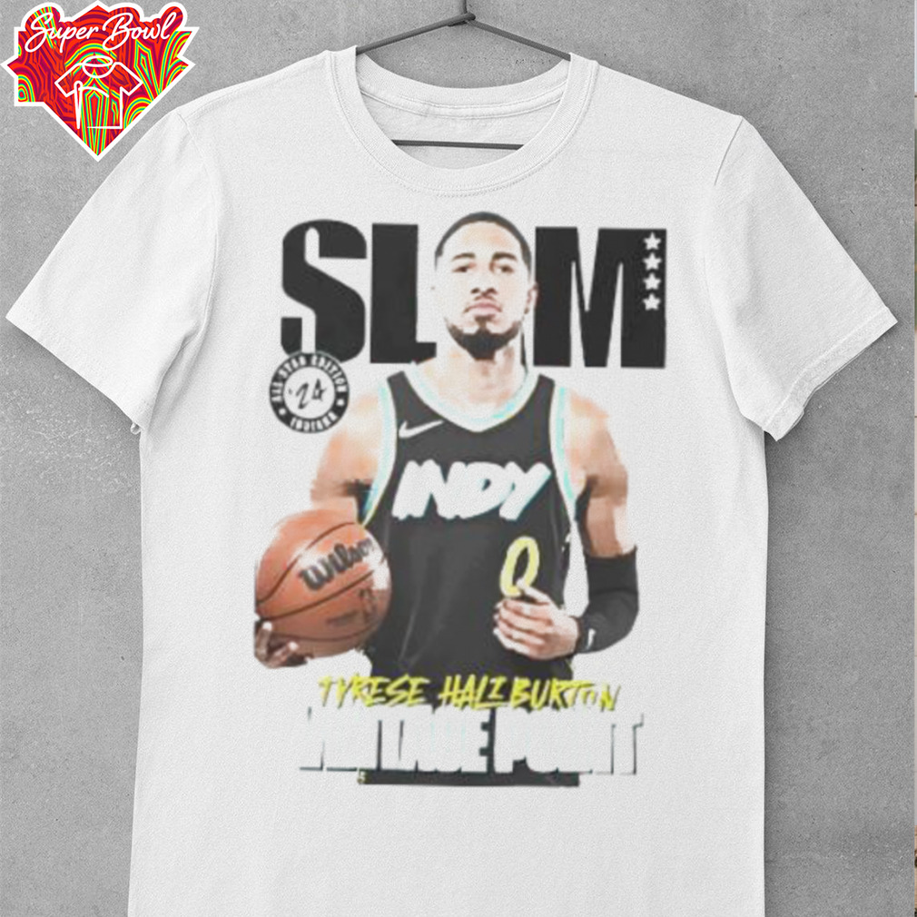 Slam Tyrese Haliburton vintage point Indiana Pacers signature shirt Slam Tyrese Haliburton vintage point Indiana Pacers signature shirt