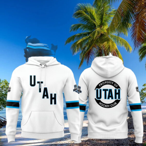 Utah Mammoth Hockey 2025 Limited White Hoodie