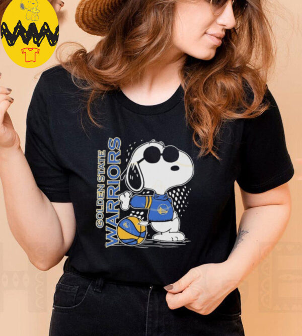 Snoopy Fan Golden State Warriors x The Peanuts T shirts