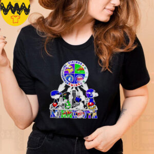 Snoopy Minnesota Twins Minnesota Vikings Minnesota Wild Timberwolves shirt