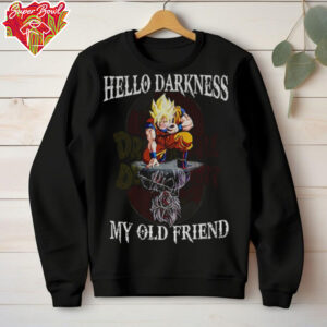 Son Goku hello darkness my old friend shirt