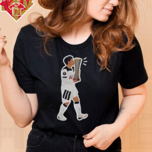 Son Heung Min cartoon Celebration Tottenham Hotspur Europa League Winners shirt