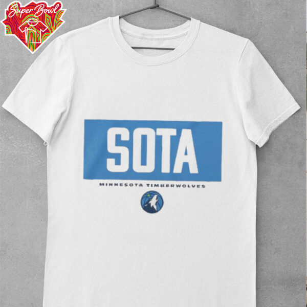 Sota NBA basketball Minnesota Timberwolves crossbar shirt