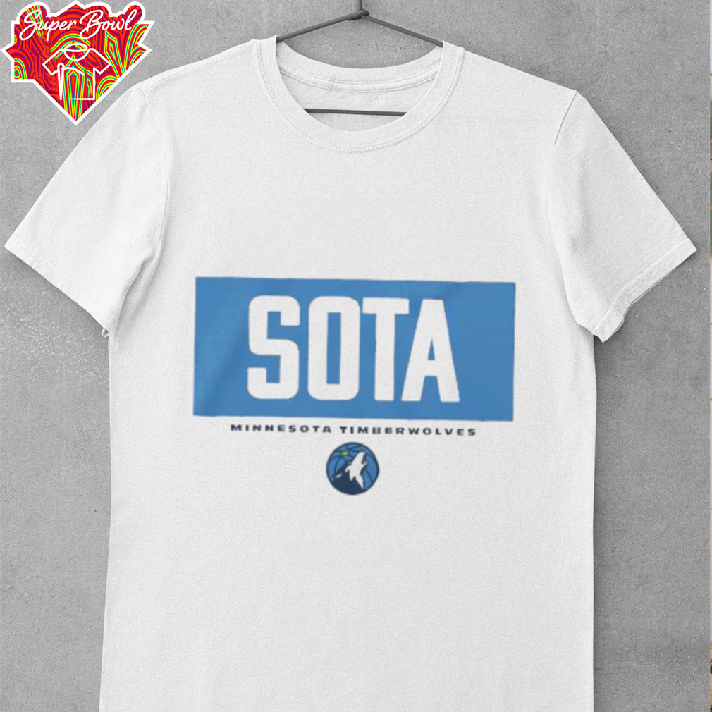 Sota NBA basketball Minnesota Timberwolves crossbar shirt Sota NBA basketball Minnesota Timberwolves crossbar shirt