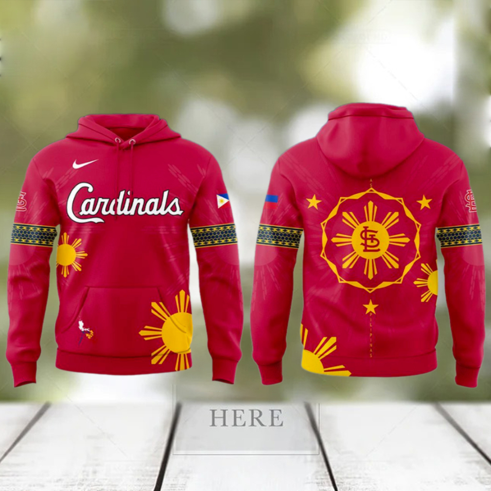 St. Louis Cardinals x Filipino Heritage Night 2025 Special Red Hoodie St. Louis Cardinals x Filipino Heritage Night 2025 Special Red Hoodie