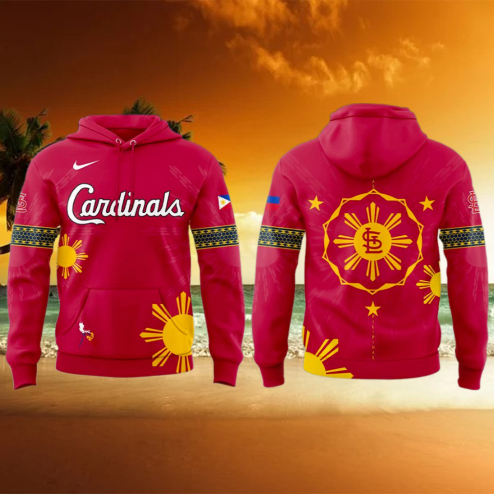 St. Louis Cardinals x Filipino Heritage Night 2025 Special Red Hoodie St. Louis Cardinals x Filipino Heritage Night 2025 Special Red Hoodie