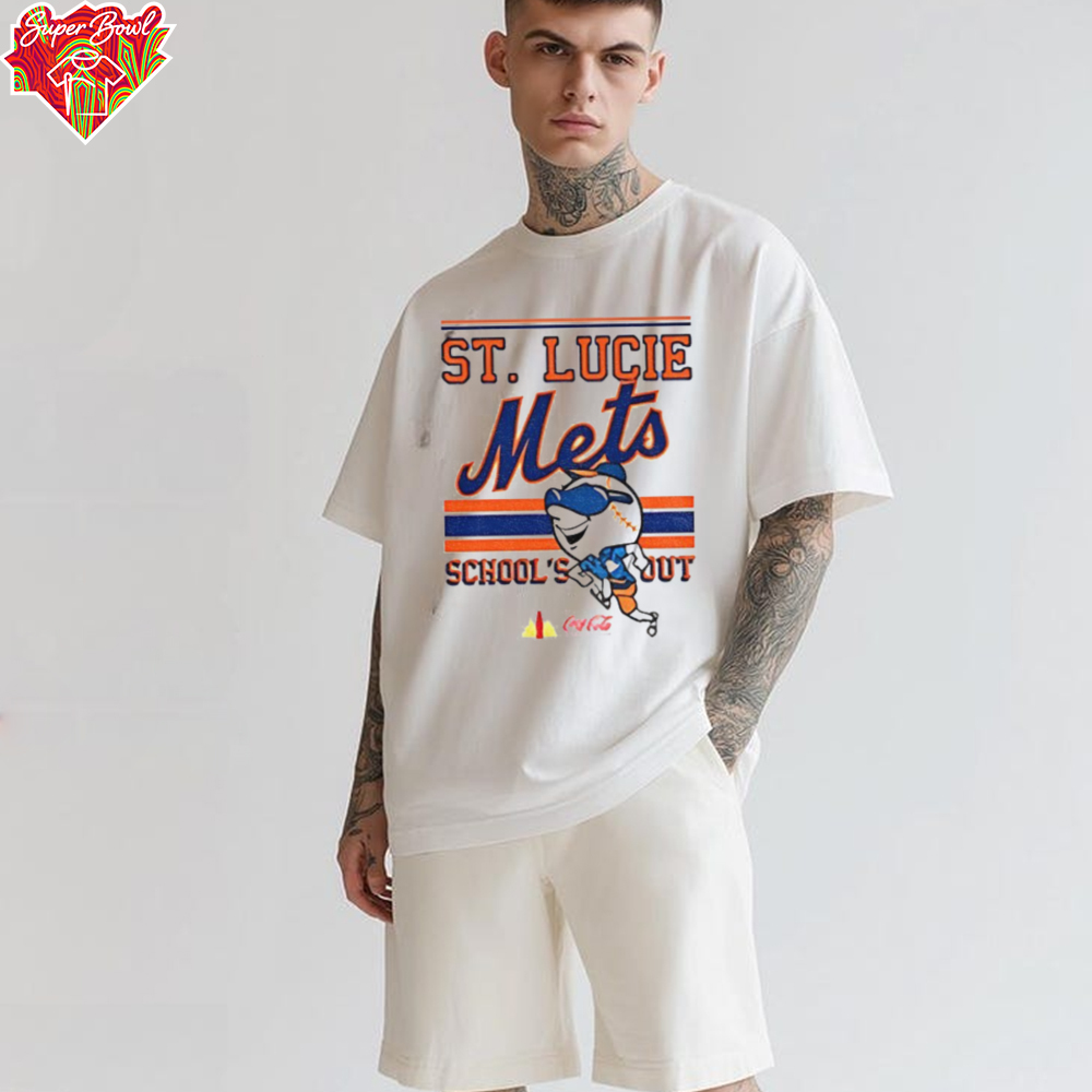 St. Lucie Mets MLB Baseball School Out shirt St. Lucie Mets MLB Baseball School Out shirt