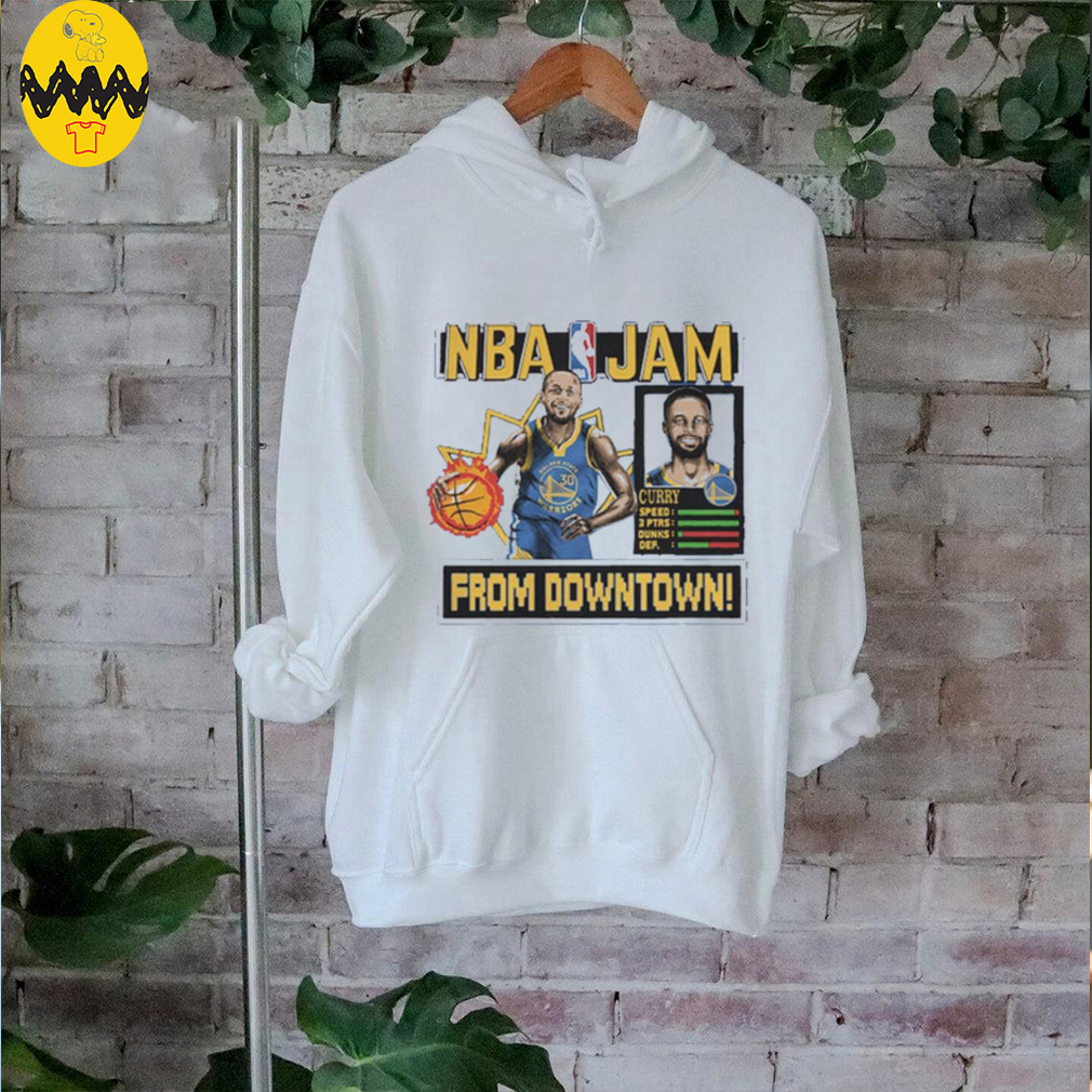 Stephen Curry Golden State Warriors Homage Unisex NBA Jam Tri Blend T Shirt Stephen Curry Golden State Warriors Homage Unisex NBA Jam Tri Blend T Shirt